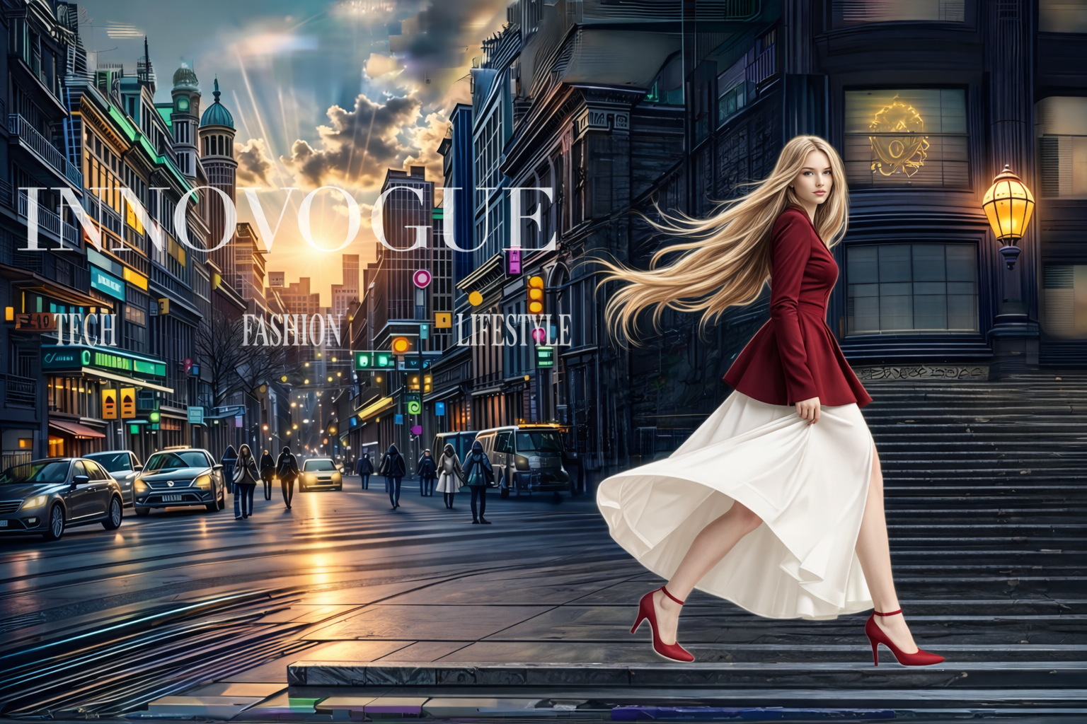 InnoVogue digital magazine cover art